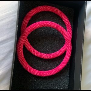 Brand New Sachin & Babi bracelets pink beaded